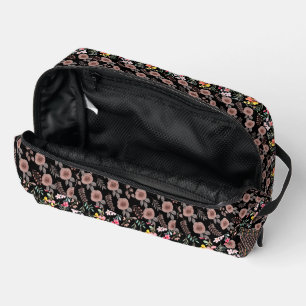 Elegant Flower Watercolor Customise Dopp Kit
