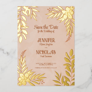 Elegant Flowers And Leaves Ornaments for Wedding F