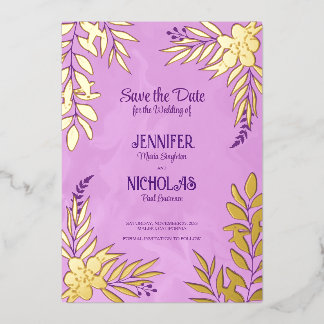 Elegant Flowers And Leaves Ornaments for Wedding F