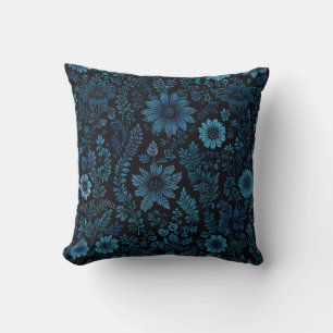 Elegant Flowers Pattern Cushion