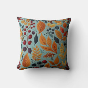 Elegant Flowers Pattern Cushion