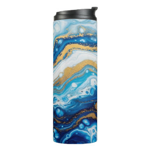 Elegant Fluid Art Decorative Coffee Mugs Abstract