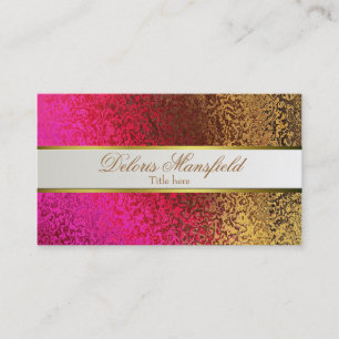 Elegant Foil Look Business Card