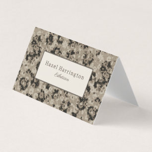 Elegant Folded Business Card Modern Abstract