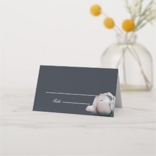 Elegant folded place card