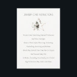 Elegant Foliage Star Wreath Festive Jewellery Care Business Card<br><div class="desc">For any further customisation or any other matching items,  please feel free to contact me at yellowfebstudio@gmail.com</div>