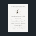 Elegant Foliage Star Wreath Festive Jewellery Care Business Card<br><div class="desc">For any further customisation or any other matching items,  please feel free to contact me at yellowfebstudio@gmail.com</div>