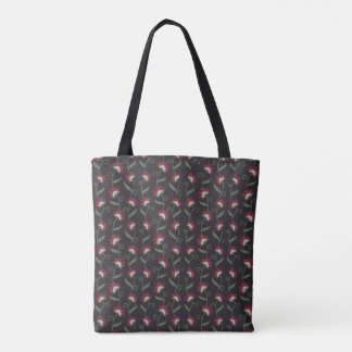 Elegant Folk Floral Pattern Tote Bag for Everyday 