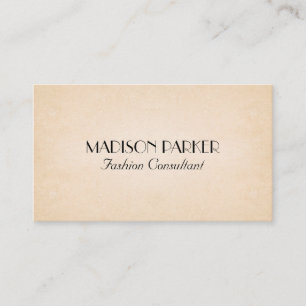 Elegant Font   Paper Texture Business Card