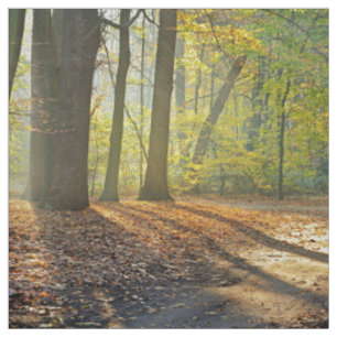 Elegant forest scene fabric