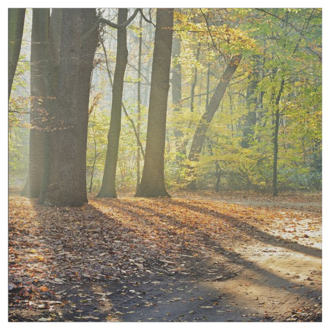 Elegant forest scene fabric (Swatch)