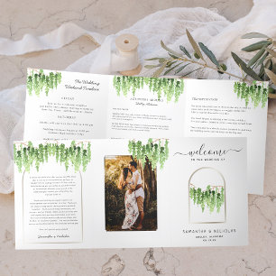 Elegant Forest Woods Wedding   Tri-Fold