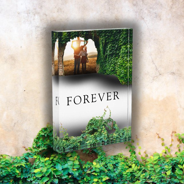 Elegant Forever Green Ivy Arched Photo Block (Creator Uploaded)