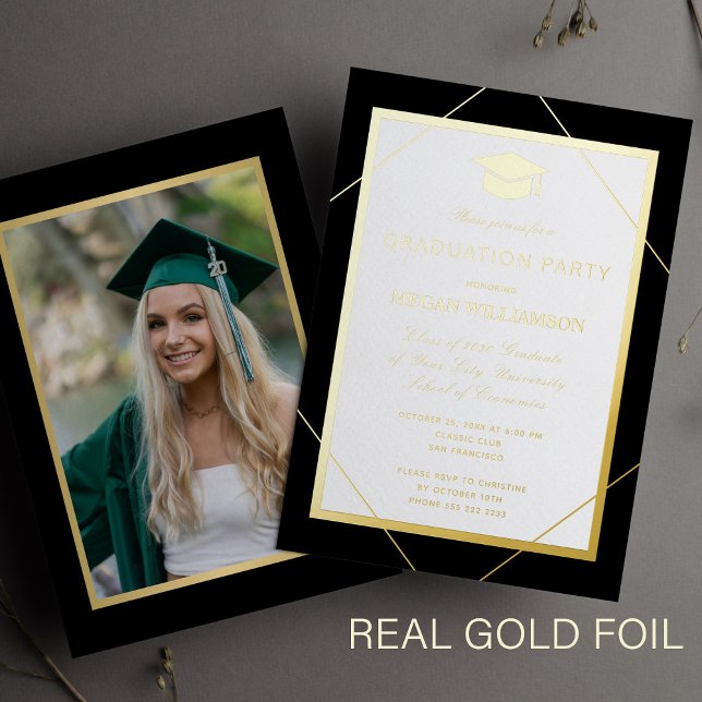 Elegant formal classic graduation party gold (Creator Uploaded)