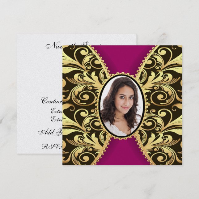 Elegant Formal Event Invitation (Front/Back)
