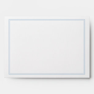 Elegant Formal Powder Blue Address Wedding Envelope