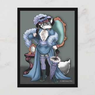 Elegant Fox Postcard