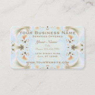 Elegant Fractal Art Business Card
