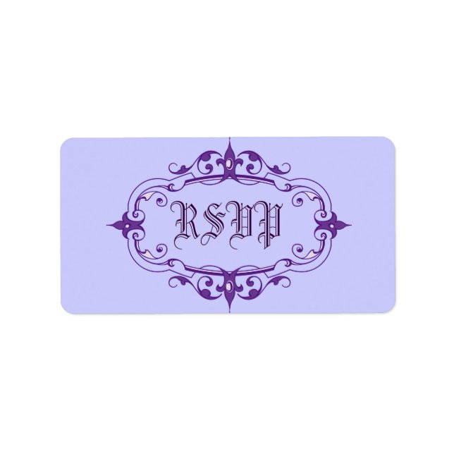 Elegant Frame Label (Front)