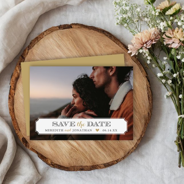 Elegant Frame Photo Overlay Save the Date (Creator Uploaded)