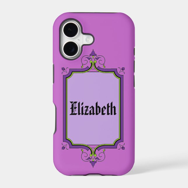 Elegant Framed Book Plate (Back)