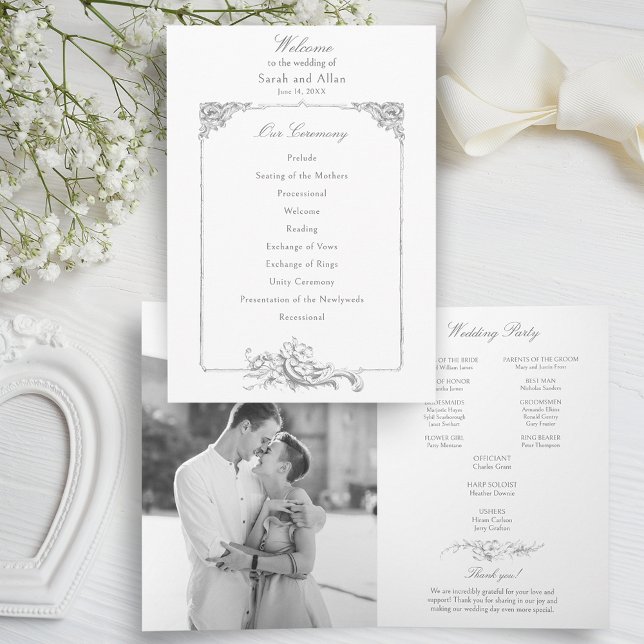 Elegant French Rococo Floral  Program (Creator Uploaded)