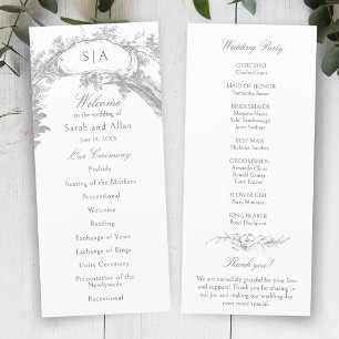 Elegant French Rococo Floral  Program