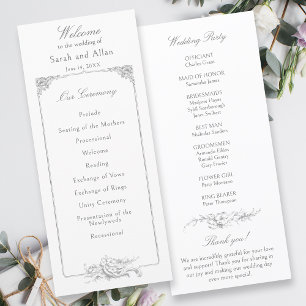 Elegant French Rococo Floral  Program