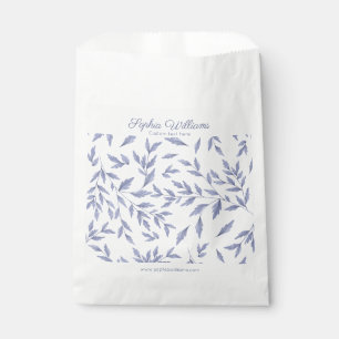 Elegant french toile floral shopping paper bag