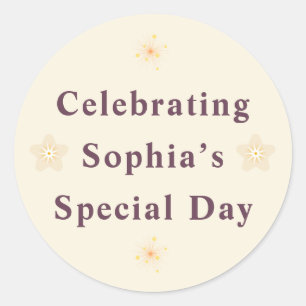 Elegant Friendship Day Sticker for Her.
