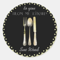 Elegant "From My Kitchen" Gift Labels