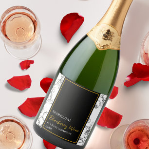 Elegant Fruit Sparkling Blueberry Wine Black Label