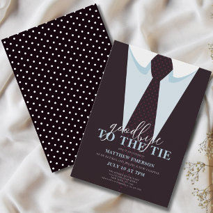 Elegant Fun Goodbye to the Tie Men's Retirement  Invitation