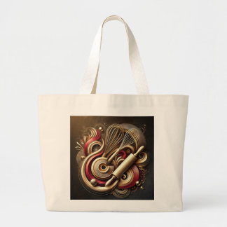 Elegant & Functional Pastry chef & Baker’s Large Tote Bag