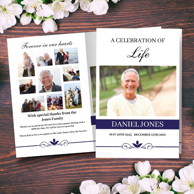 Elegant Funeral Program Template (Creator Uploaded)