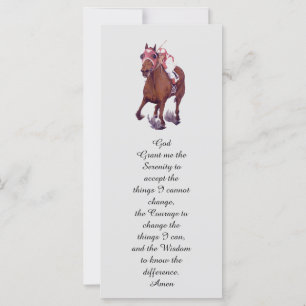 Elegant Funeral Service Memorial Card