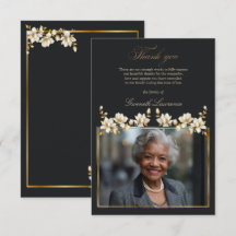 Elegant Funeral White Magnolia Gold Leaves