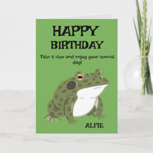 Elegant Funny Happy Birthday Card