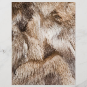 Elegant fur texture flyer