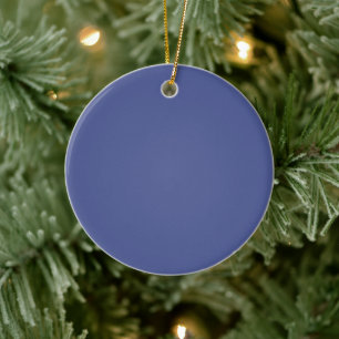 Elegant Future Dusk (Violet Blue) Midnight Ceramic Ornament