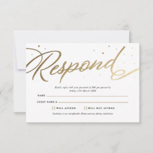 Elegant Gala RSVP
