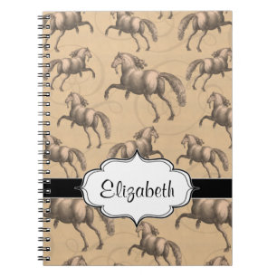 Elegant Galloping Spanish Horse Notebook