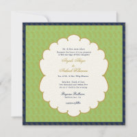 Elegant Ganesh gold and green Indian wedding