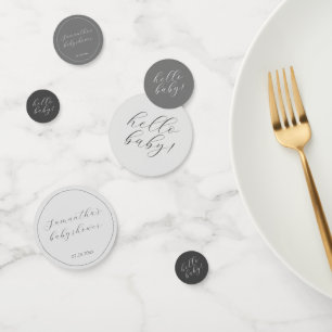 Elegant Gender Neutral Baby Shower Confetti