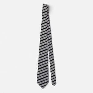 Elegant Gentleman - Black Grey Tie