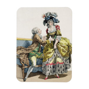 Elegant Gentleman Proposing to a Lady in a 'Margue Magnet