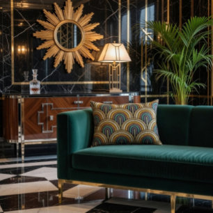 Elegant Geometric  Decorative Cushion