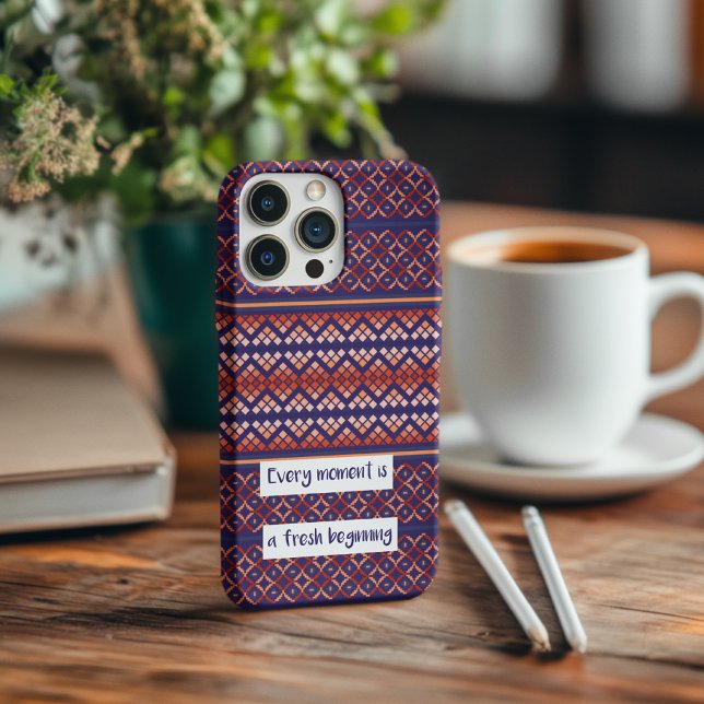 Elegant Geometric Design, Bold Geometric Pattern  iPhone Case (Creator Uploaded)