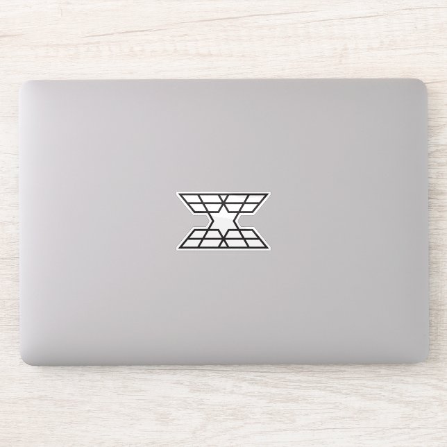 Elegant Geometric Letter X with Star (Computer)