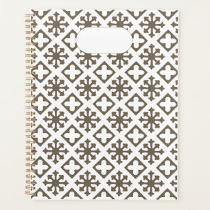 Elegant Geometric Notebook Planner